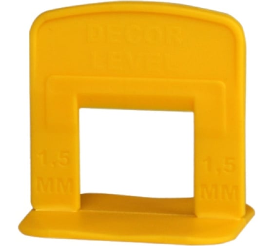 Изображение товара Зажим Ворота 1.5 мм, 100 шт пакет LEVEL (для крупноформатной плитки) 779-1015 DECOR 11613415