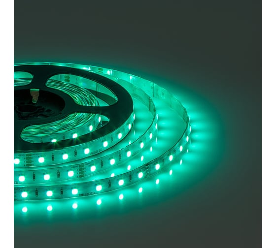 Изображение товара Светодиодная лента MAKSILED 5м, 12В, 14.4Вт/м, 60SMD(4040)/м, IP65, RGB, ML-R60-4040-RGB-ST-12V