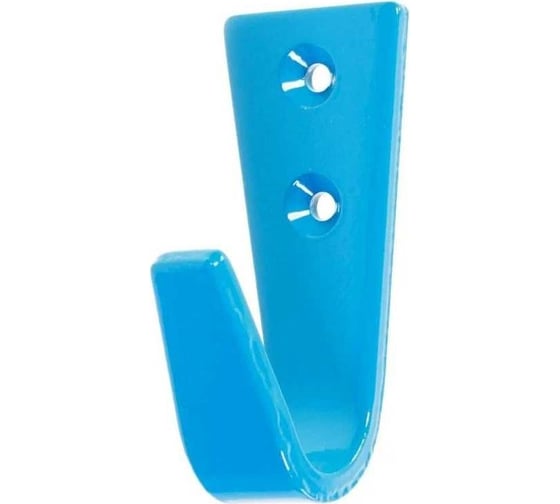 Изображение товара Крючок одинарный Larvij "Трапеция" голубой LHK186BU