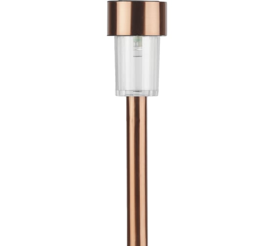 Изображение товара Светильник уличный ЭРА SLSS30CPRM на солнечной батарее, нержавеющая сталь, медный, 32 см (комплект 12 шт) Б0065361