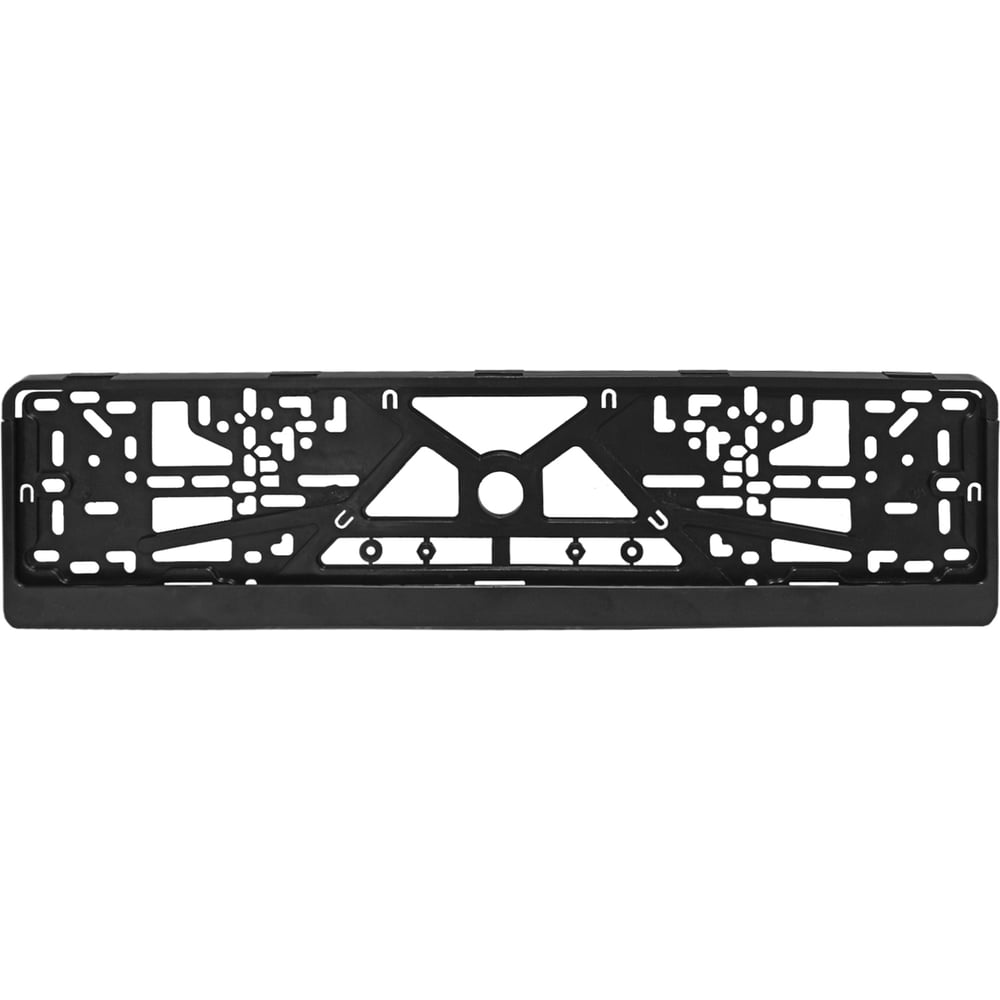 Изображение товара Двусоставная рамка для автомобильного номера Эвент Скоба черная универсальная