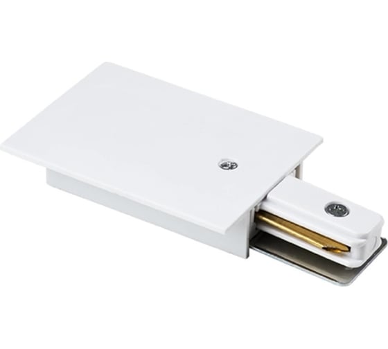 Изображение товара Питание боковое однофазное для встраиваемых треков Lightstar BARRA белый 501116