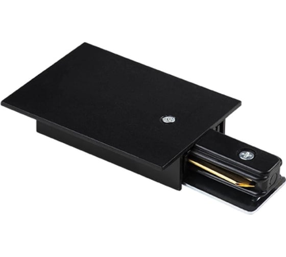 Изображение товара Питание боковое однофазное для встраиваемых треков Lightstar BARRA черный 501117