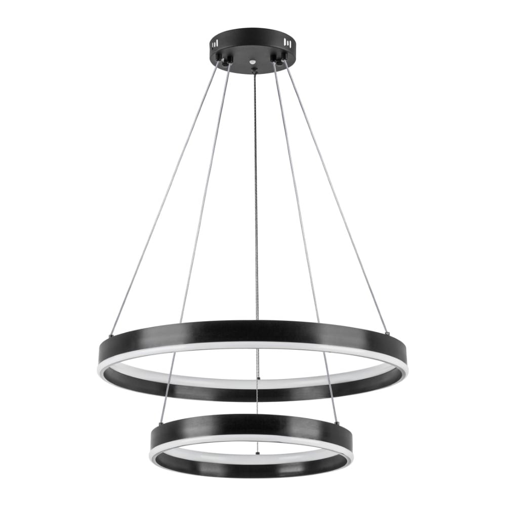 Изображение товара Люстра Lightstar ROTONDA 165W LED 5040LM черная с регулируемым светом