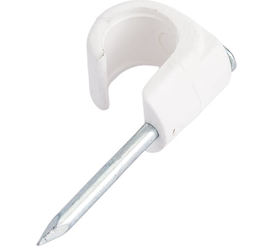 Изображение товара Скоба крепежная ЕВРОПАРТНЕР белая SC 8-12 50 шт. 3 0836 2