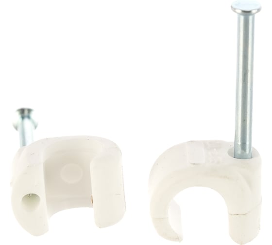 Изображение товара Крепежная скоба ЕВРОПАРТНЕР белая SC 7-10 50шт. 3 0835 1