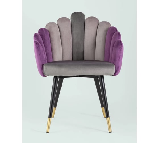 Изображение товара Кресло Стул Груп Камелия, велюр серый DC-99011 HLR-24-25-30