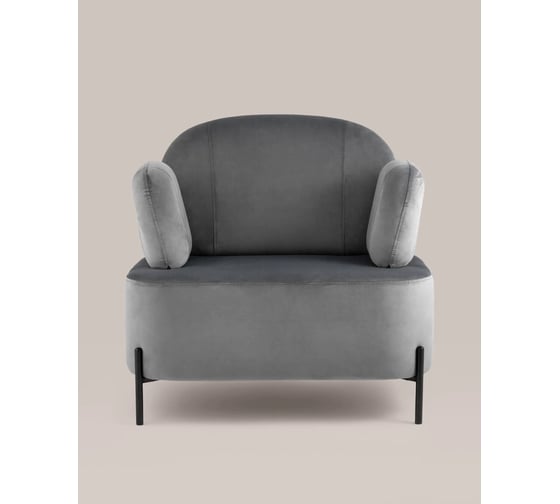 Изображение товара Кресло Стул Груп Кэнди велюр серый vd-candy-b27