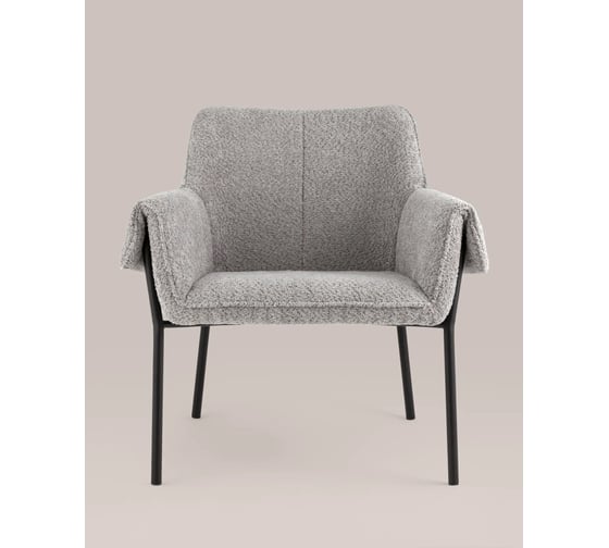 Изображение товара Кресло Стул Груп лаунж Бесс, альпака, серый FDC9471 ALP16