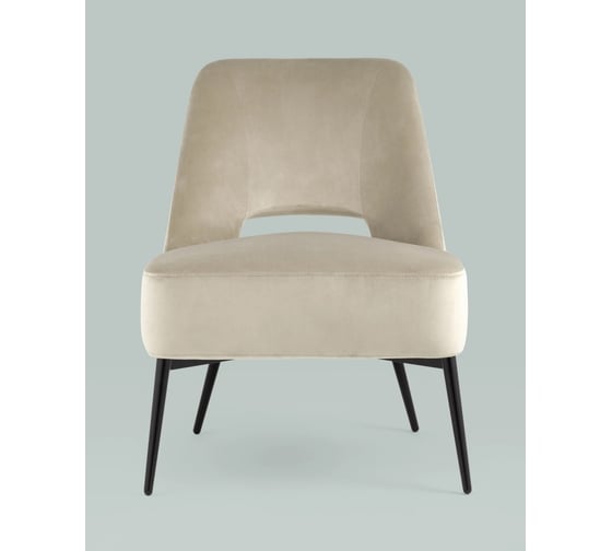 Изображение товара Кресло Стул Груп лаунж Бостон велюр бежевый vd-boston-b5