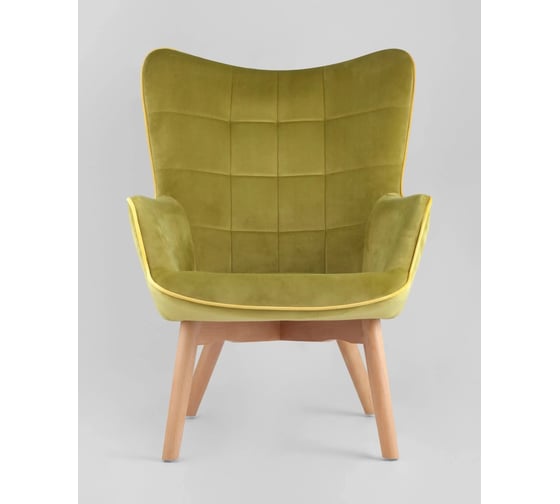 Изображение товара Кресло Стул Груп Манго, велюр, оливковый MANCO HLR-25