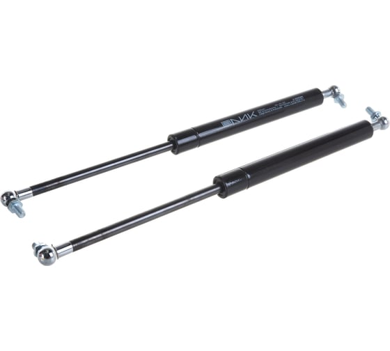 Изображение товара Комплект мебельных газлифтов LIK 385мм 1200N c угловым шарниром, D10мм, М8 2 шт. LIК385.1200.MB