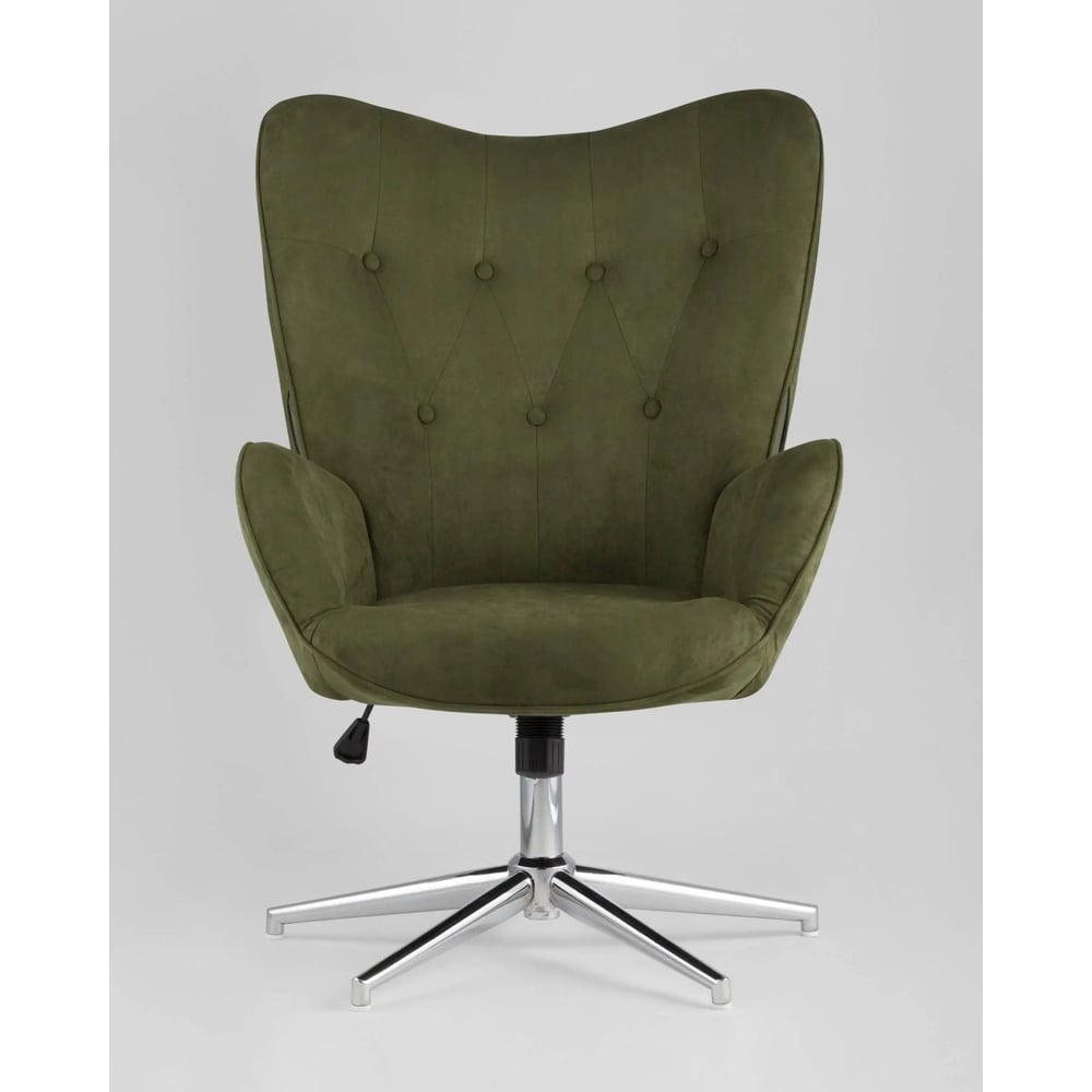 Изображение товара Кресло Груп Филадельфия регулируемое из искусственной замши хаки