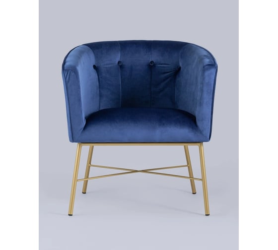 Изображение товара Кресло Стул Груп Шале, велюр синий FALETTE BLUE
