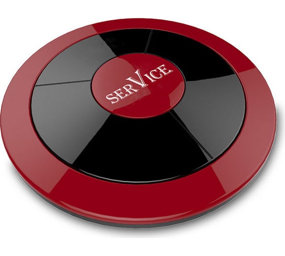 Изображение товара Кнопка вызова персонала ООО Комус RU 1, цвет вишня серебро 752577