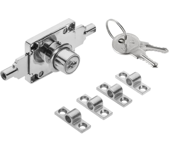 Изображение товара Замок шпингалетный, металлический ключ GTV ZZ-BA-SK0-S