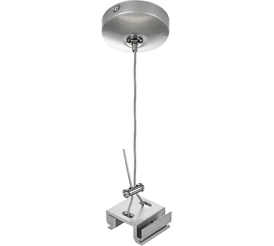 Изображение товара Подвес универсальный трековый Lightstar BARRA 1,5 м для однофазных и трехфазных треков серый 504179