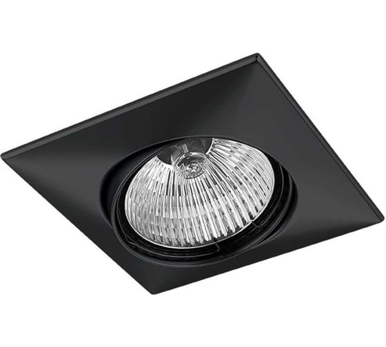 Изображение товара Светильник Lightstar LEGA QUA ADJ MR16/HP16 черный 011037