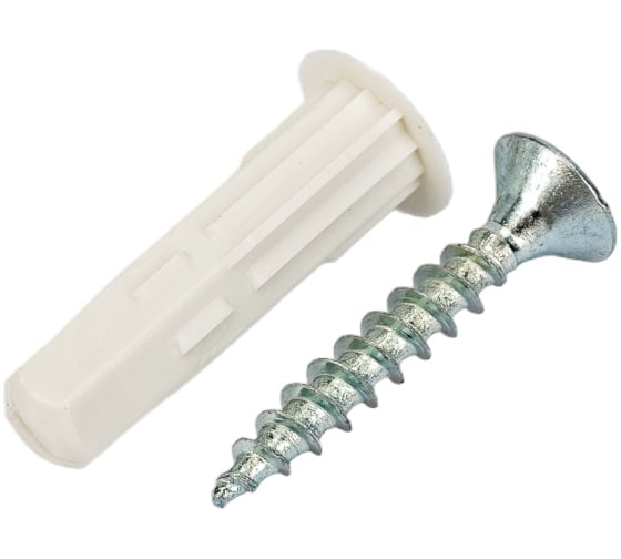 Изображение товара Шуруп ЕВРОПАРТНЕР Zn 4,0х25 в компл. c дюбелем MULTI 6x25 16шт. MP 401 17