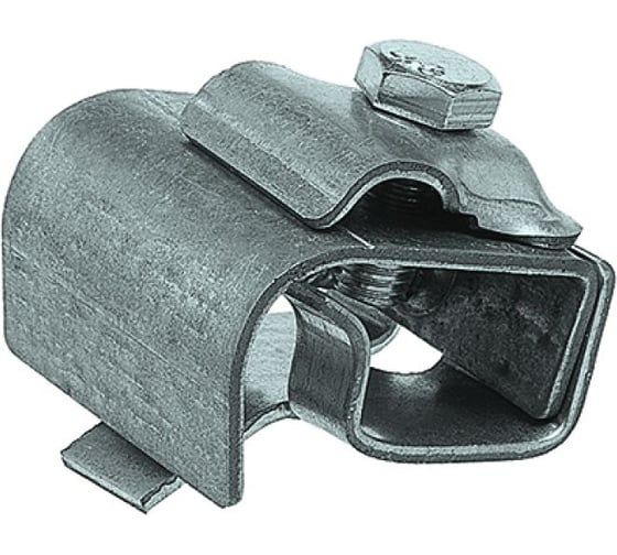 Изображение товара Держатель проводника круглого EZETEK 8-10 мм для желоба водостока, оцинкованный, упаковка 5шт 91081/5