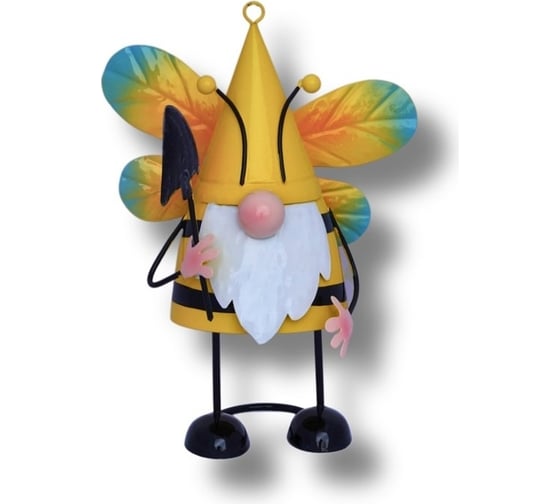 Изображение товара Садовая фигурка для дачи и сада KlestO Желтый гном с лопатой Z26826C