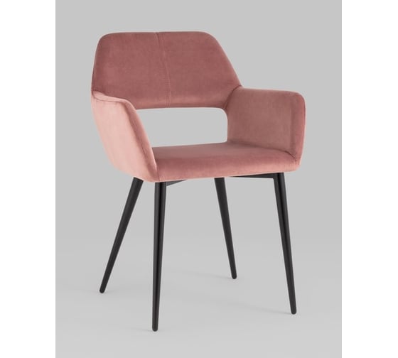 Изображение товара Стул для кухни обеденный Стул Груп Денди велюр пыльно-розовый vd-dandy-b15