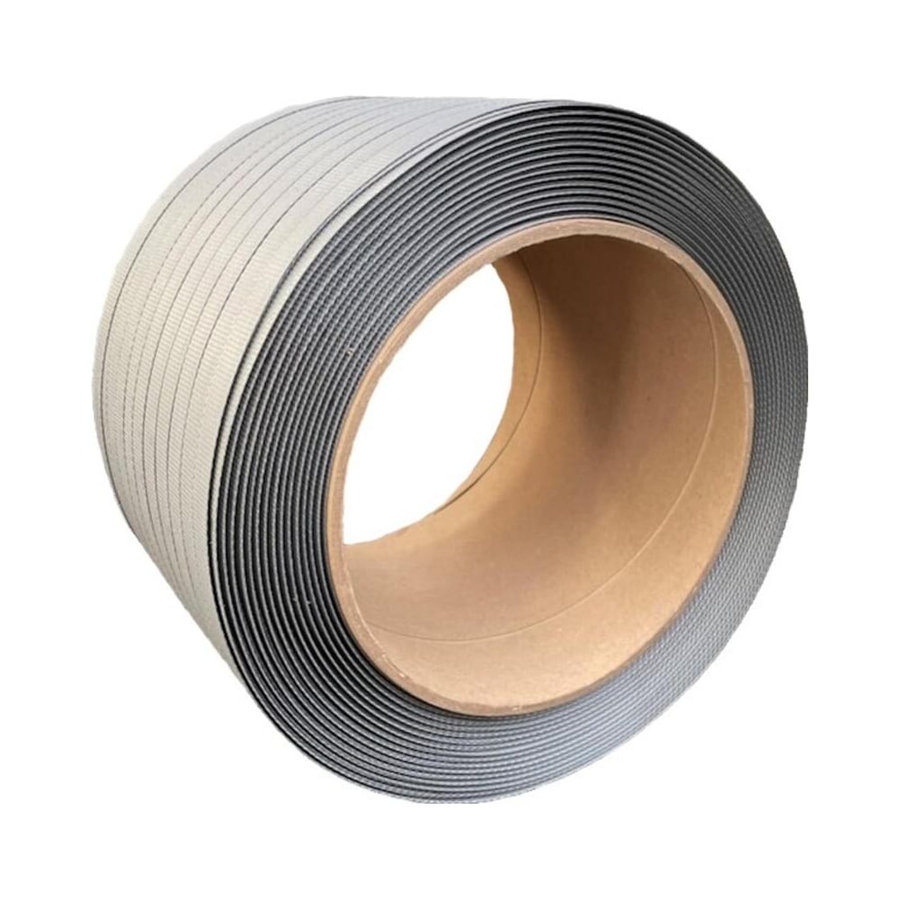 Изображение товара Полипропеленовая стреппинг лента 15×0,8 мм, 500 м, серый, ООО Комус