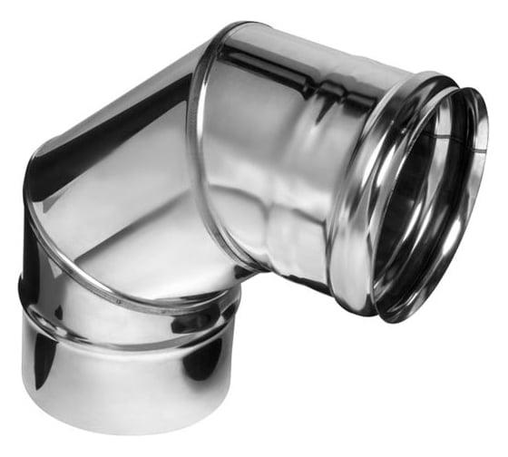 Изображение товара Колено Ferrum 0.8 мм, 90 гр, ф 160 мм f2422