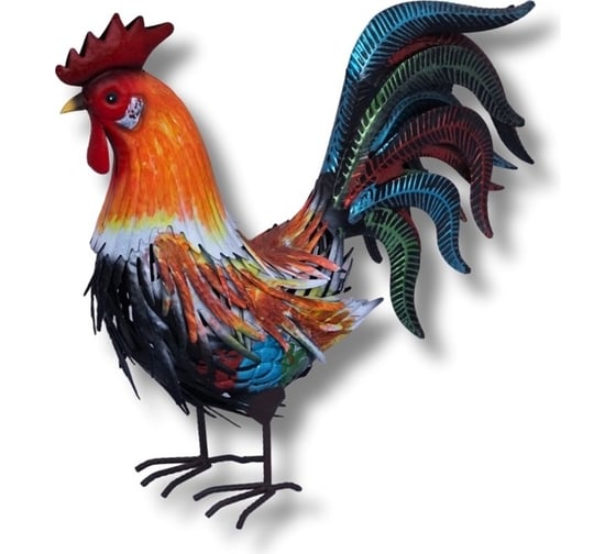 Изображение товара Садовая фигурка для дачи и сада KlestO Петух Маран высота - 39 см Z27063