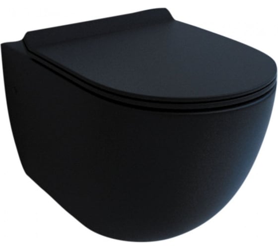 Изображение товара Унитаз подвесной ESBANO GARCIA черный матовый ESUPGARCBM