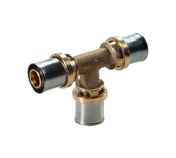 Изображение товара Переходной тройник Giacomini МП латунь пресс RM151 Дн 16х20х16 RM151Y045 027-6580