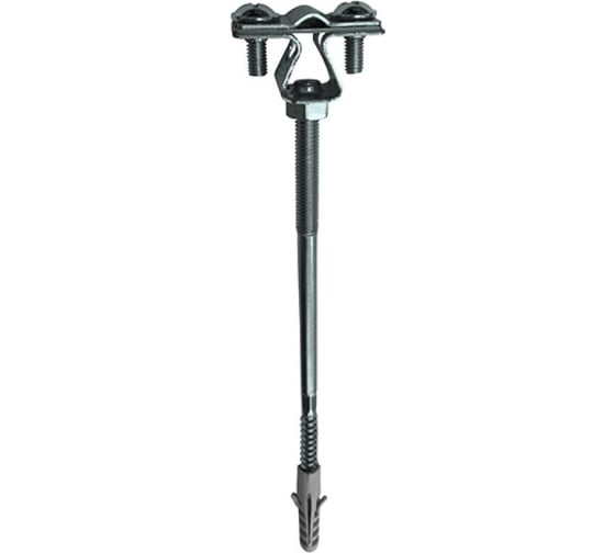 Изображение товара Держатель проводника круглого EZETEK 8-10 мм для бетонного фасада, оцинкованный, упаковка 5шт 90025/5