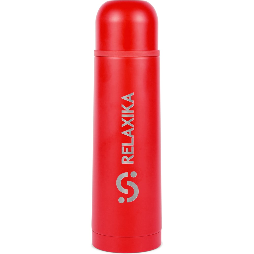 Изображение товара Термос Relaxika 101 0 5 л красный вакуумный крышка чашка