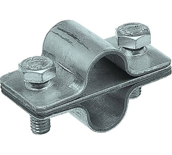 Изображение товара Зажим соединительный EZETEK стержень 16 мм — стержень параллельный, оцинкованный, упаковка 5шт 90550-1/5