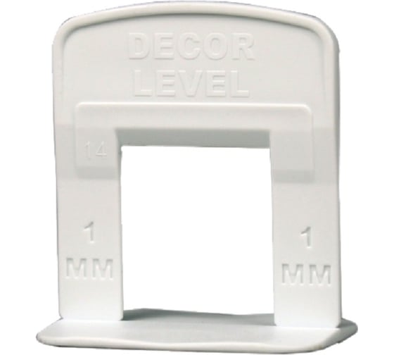 Изображение товара Зажим Ворота высокий 1 мм, 100 шт пакет LEVEL (для крупноформатной плитки) 779-1111 DECOR 11613420
