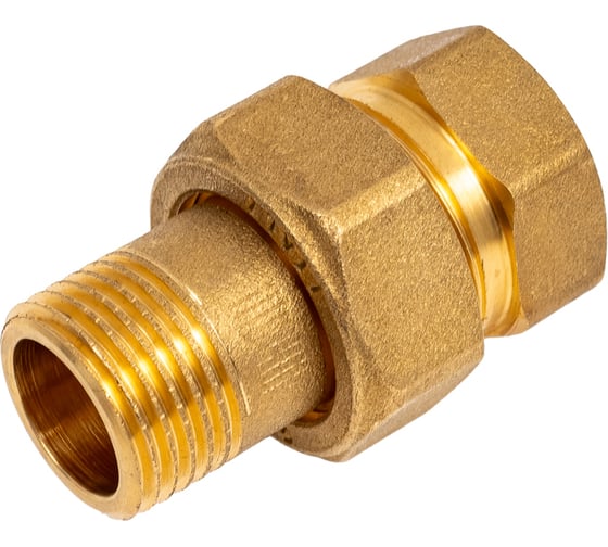 Изображение товара Соединитель Giacomini латунь американка Ду 15 1/2 прямой ВР/НР R18 R18Y003 127-5272