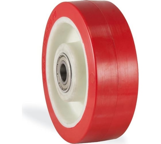 Изображение товара Колесо полиамидное с полиуретановой шинкой KAMA 125x40x15-PUR