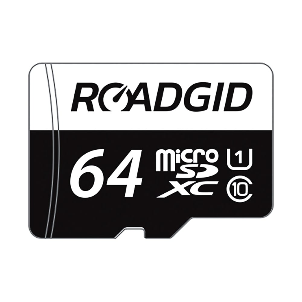 фото Карта памяти roadgid microsdxc dvr pro 64gb uhs-1 с адаптером 1044302