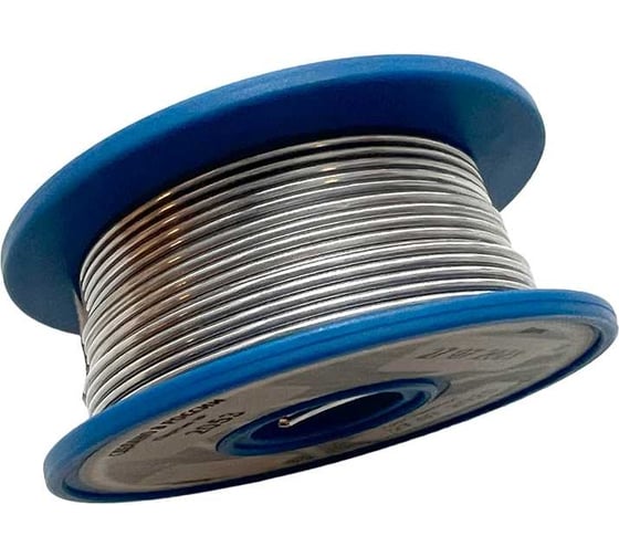 Изображение товара Припой с серебром и органическим флюсом ИЗАГРИ Sn62Pb36Ag02 ФР544-2-Т1 1.0мм 100г