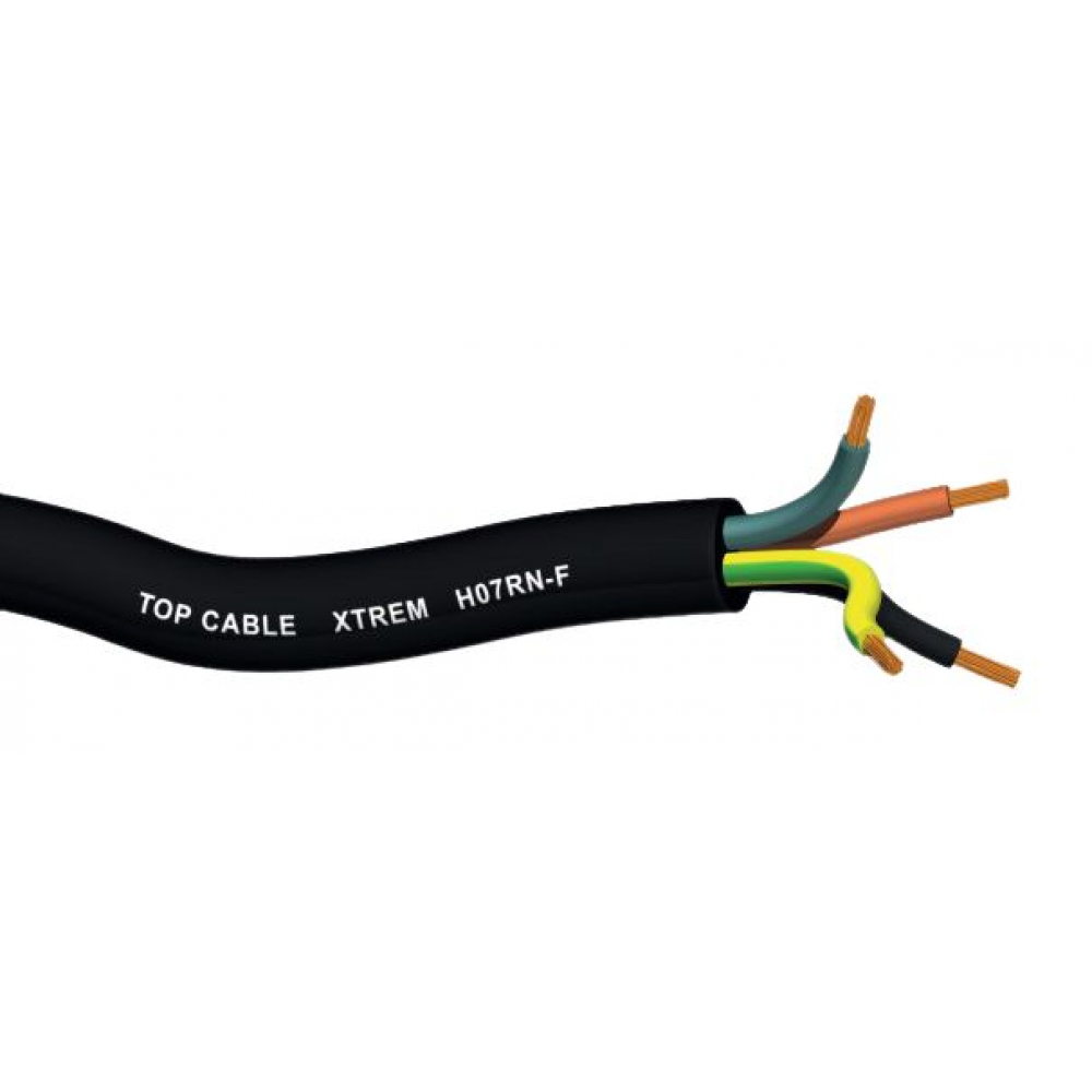 фото Силовой гибкий кабель h07rn-f 4х2,5 top cable xtrem 20 метров 3004002mr20ru
