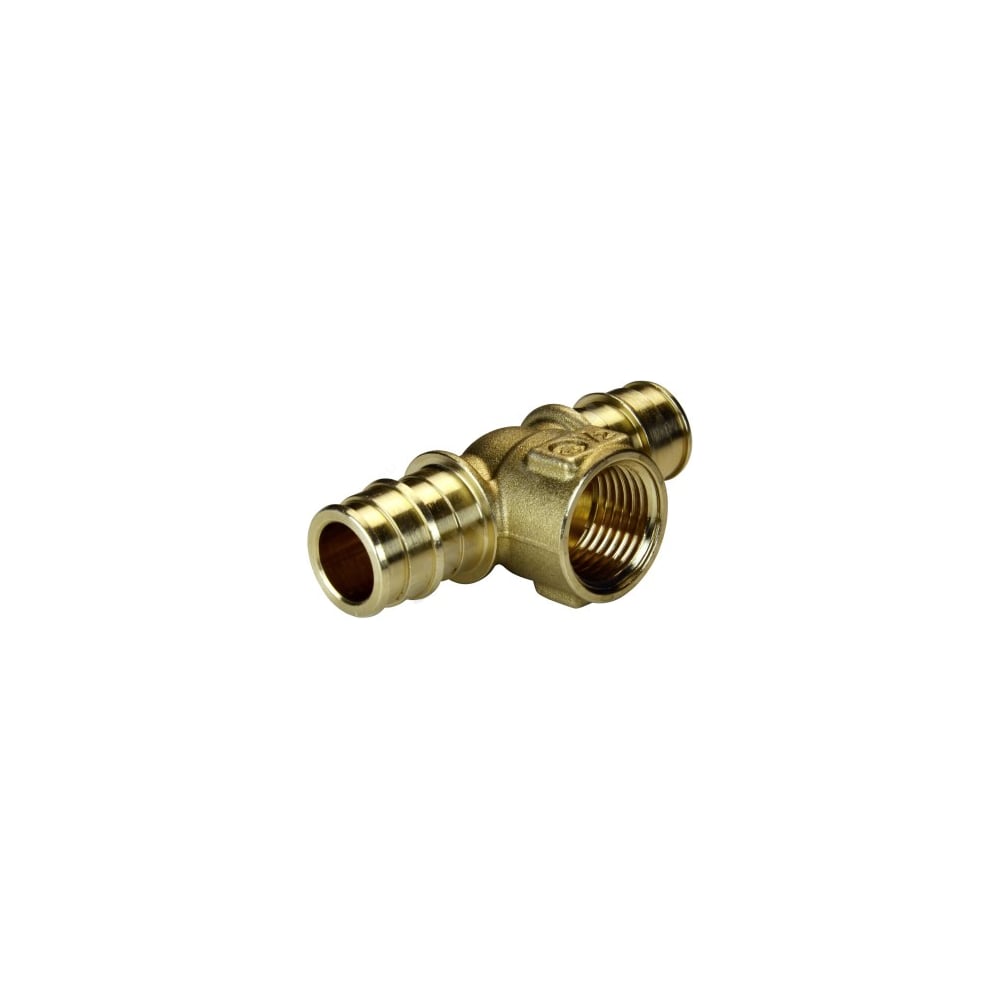 фото Тройник для pe-x giacomini латунь gx154 дн 20х1/2х20 вр gx154y034 040-0396