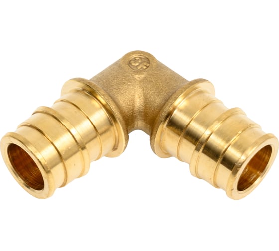 Изображение товара Угольник для PE-X Giacomini GX122 латунь, Дн 20х90гр GX122Y004 040-0365