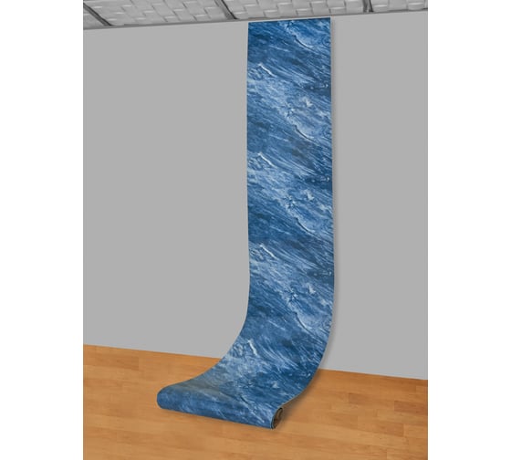 Изображение товара Самоклеящаяся ПВХ плитка LAKO DECOR "Мрамор Альпи" рулон, толщина 2 мм 1,8 м² 60x300 см LKD-RU-G018R-GL