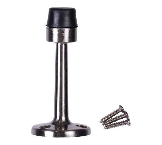 Изображение товара Дверной металлический стопор Larvij никель LDS007NI