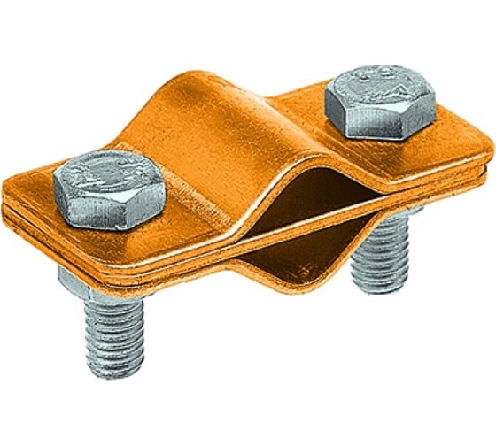 Изображение товара Зажим соединительный EZETEK пруток — пруток параллельный, латунь упаковака 5 шт 90553-2/5