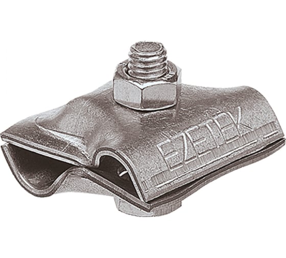 Изображение товара Зажим соединительный EZETEK круглого проводника 8-10 мм, оцинкованный, упаковка 5шт 91071/5