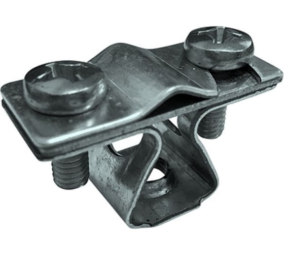 Изображение товара Держатель проводника круглого EZETEK 6-10 мм, оцинкованный, упаковка 5шт 90021/5