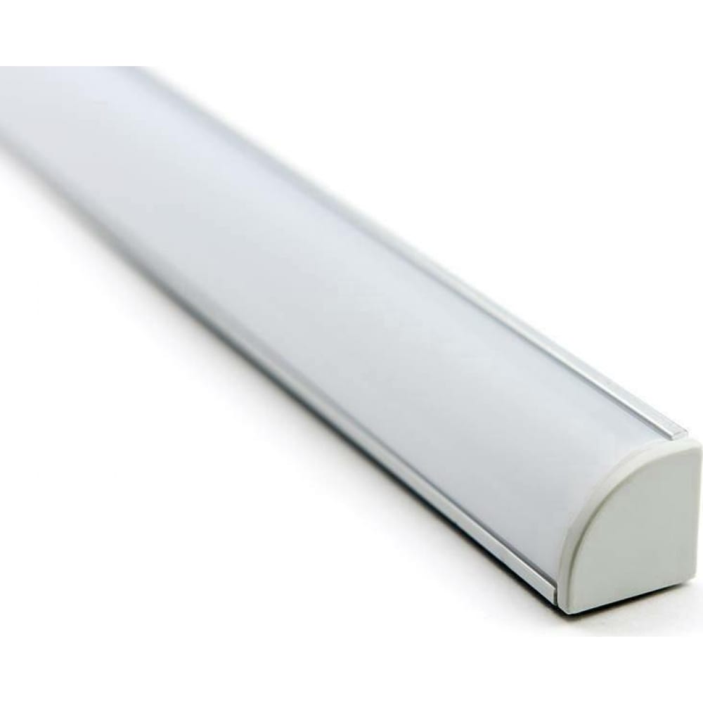 профиль для светодиодной ленты алюминиевый 1 м серебро угловой Угловой профиль для однорядной ленты SWG