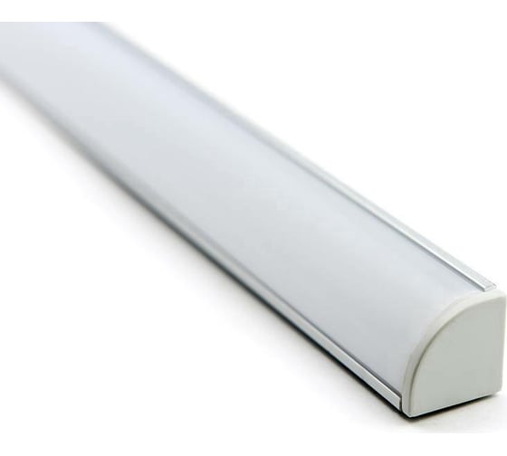 Изображение товара Угловой профиль для однорядной ленты SWG комплект, с экраном, BEST, 1616, 2м 00-00000086