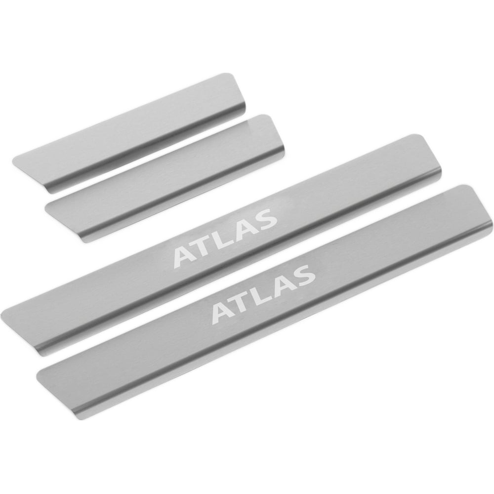 Изображение товара Накладки на пороги Rival для Geely Atlas II 2023 года - 4 шт.